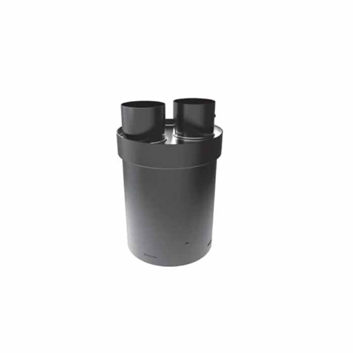Duravent DirectVent Pro 4x6 Co-Axial to Co-Linear Appliance Connector - 46DVA-CLAA
