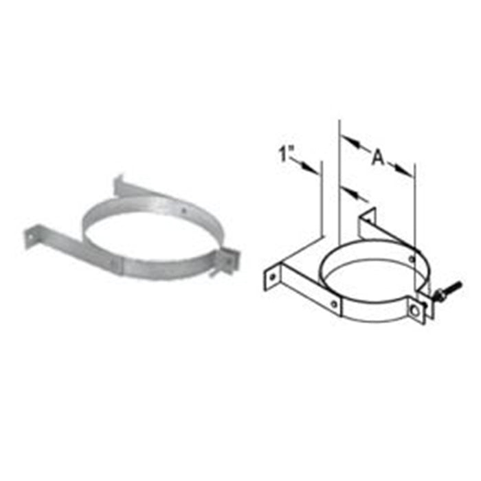 Duravent DirectVent Pro 4" x 6-5/8" Wall Strap