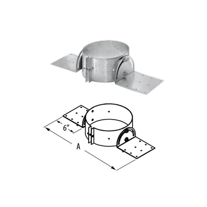 Duravent DuraTech 5" and 7" Adjustable Roof Support