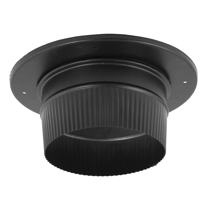 Duravent DuraBlack 6" Snap-Lock Adapter with Trim