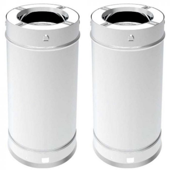 Superior 6-Inch Snap-Pak 12" SS Chimney Length (2pk)