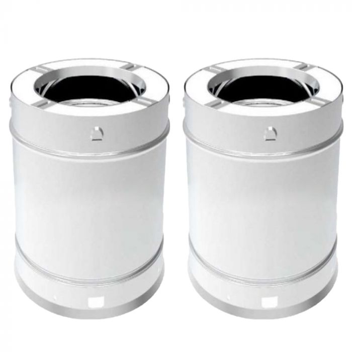 Superior 6-Inch Snap-Pak 6" SS Chimney Length (2pk)