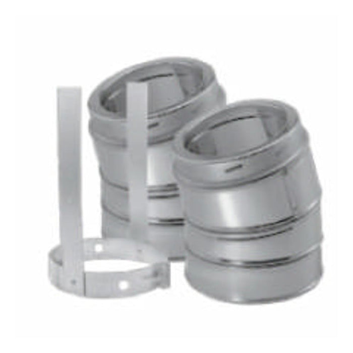 Duravent DuraTech 8" 30º Elbow Kit - Stainless Steel