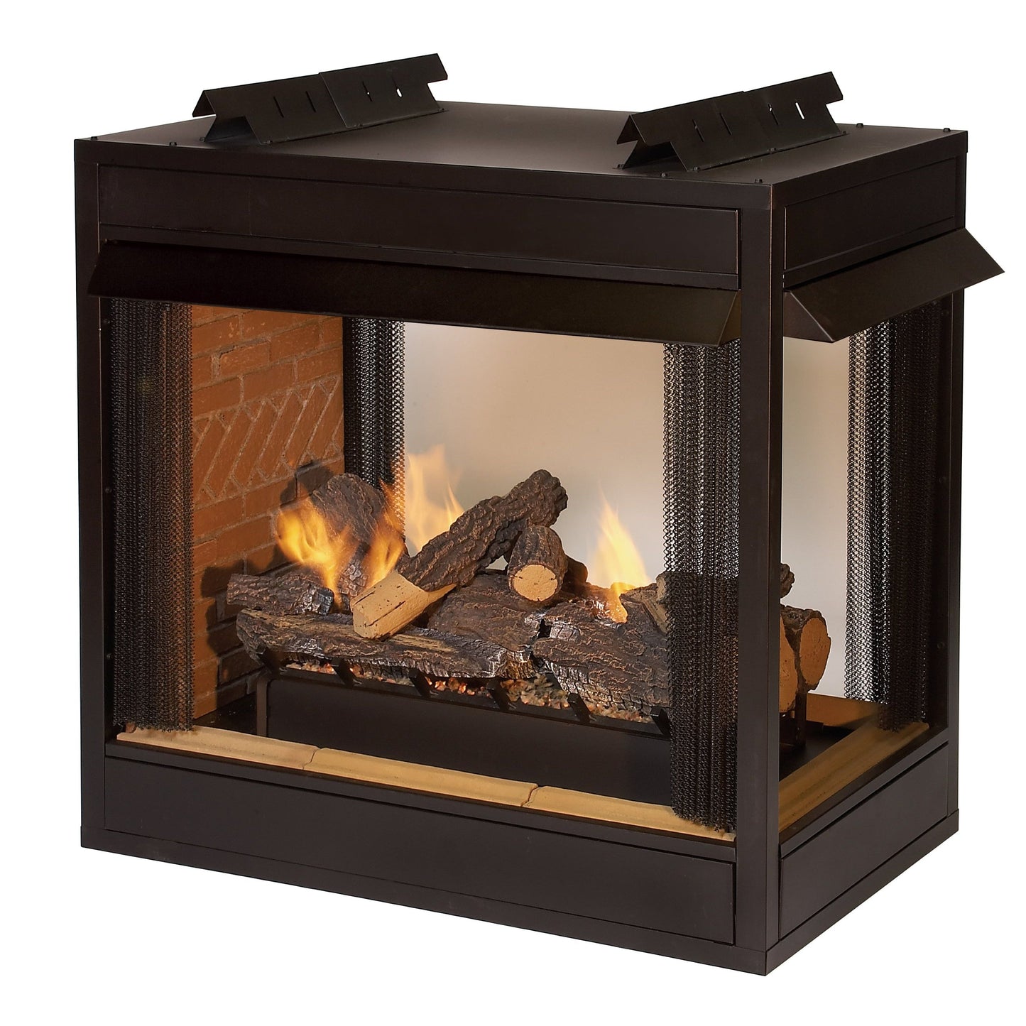 Empire 36" Peninsula Premium Breckenridge Vent-Free Firebox