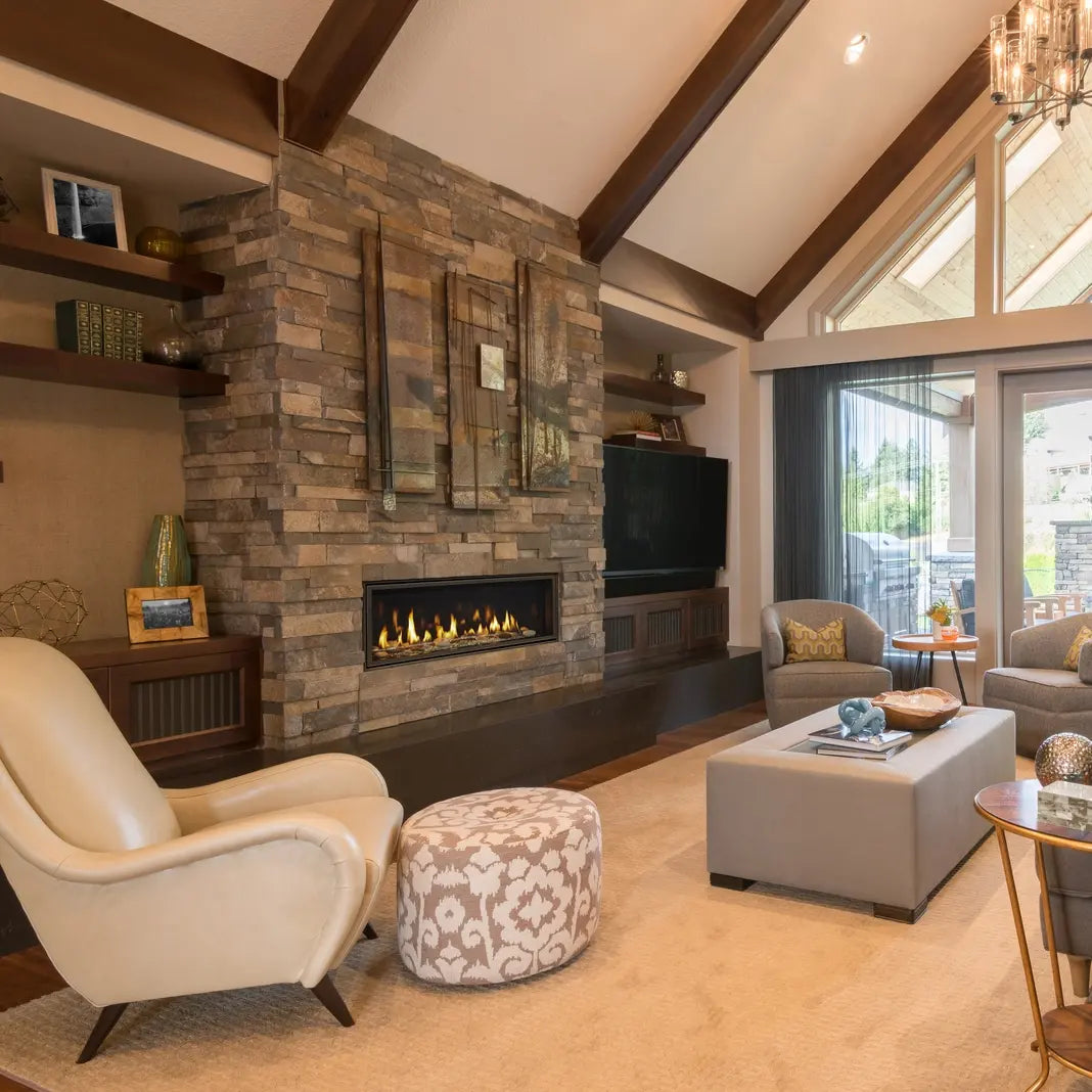 Majestic Echelon II 48" Direct Vent Gas Fireplace - with IntelliFire Touchscreen Remote