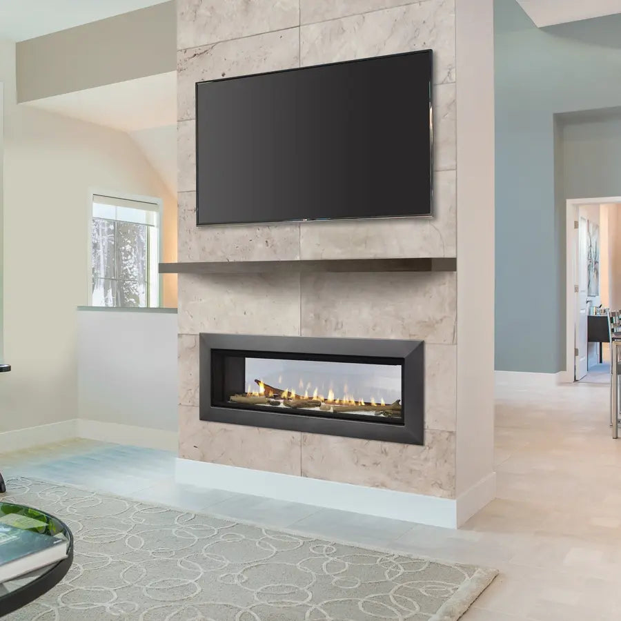 Majestic Echelon II See-Through Direct Vent Gas Fireplace - 36" - with IntelliFire Touchscreen Remote