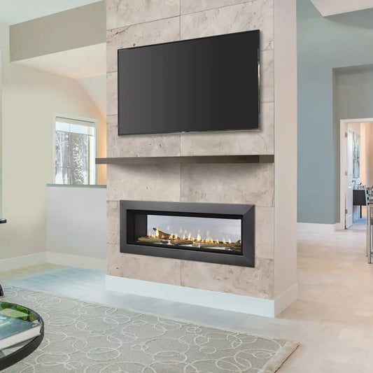 Majestic Echelon II See-Through Direct Vent Gas Fireplace - 36" - with IntelliFire Touchscreen Remote
