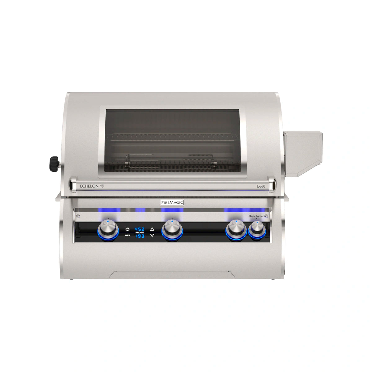 Fire Magic E660i Echelon Built-In Gas Grill - Digital Thermometer with Touch Screen, 30"x22" Cooking Area (660 sq. in.)