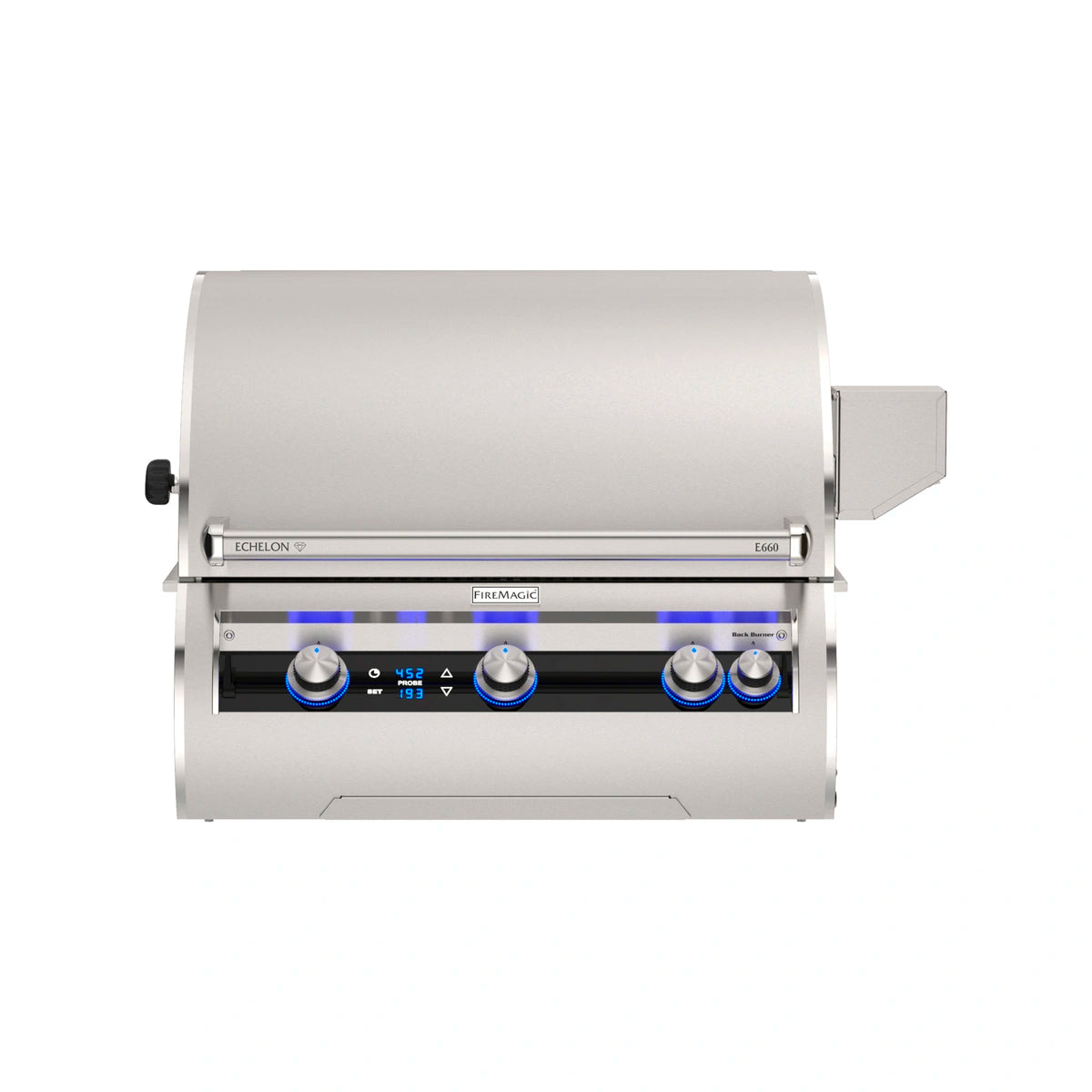 Fire Magic E660i Echelon Built-In Gas Grill - Digital Thermometer with Touch Screen, 30"x22" Cooking Area (660 sq. in.)