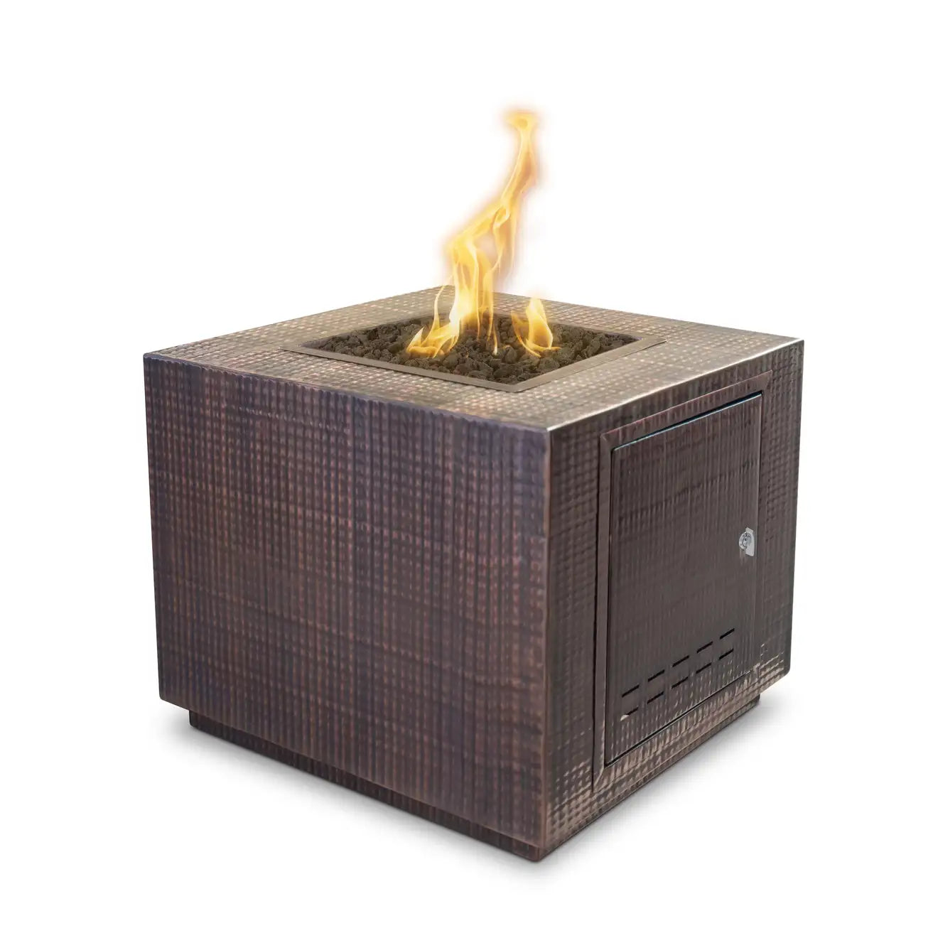 Outdoor Plus Forma Fire Pit - Corten Steel, Copper, Stainless Steel