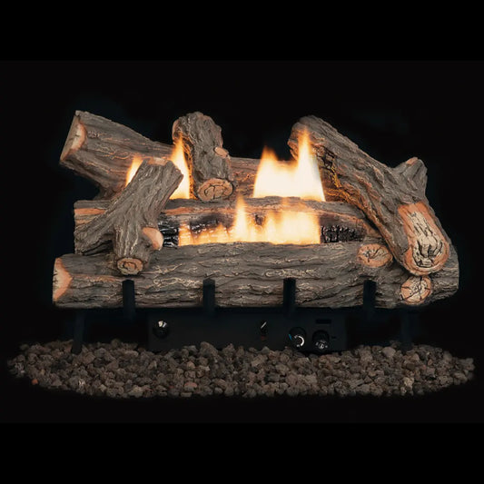 Superior Crescent Hill HD Double-Flame Ventless Gas Log Set