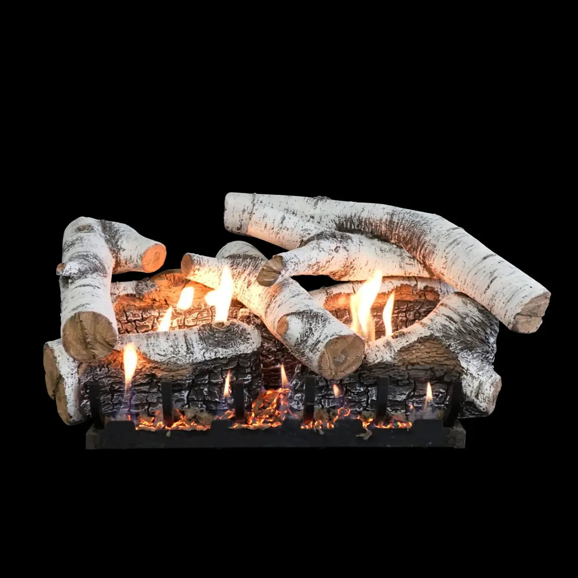 Empire Super Birch Burncrete Ventless Gas Log Set – The Great Fire Company