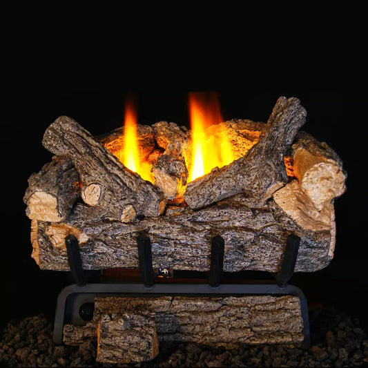 Peterson Real Fyre Valley Oak Ventless Gas Log Set