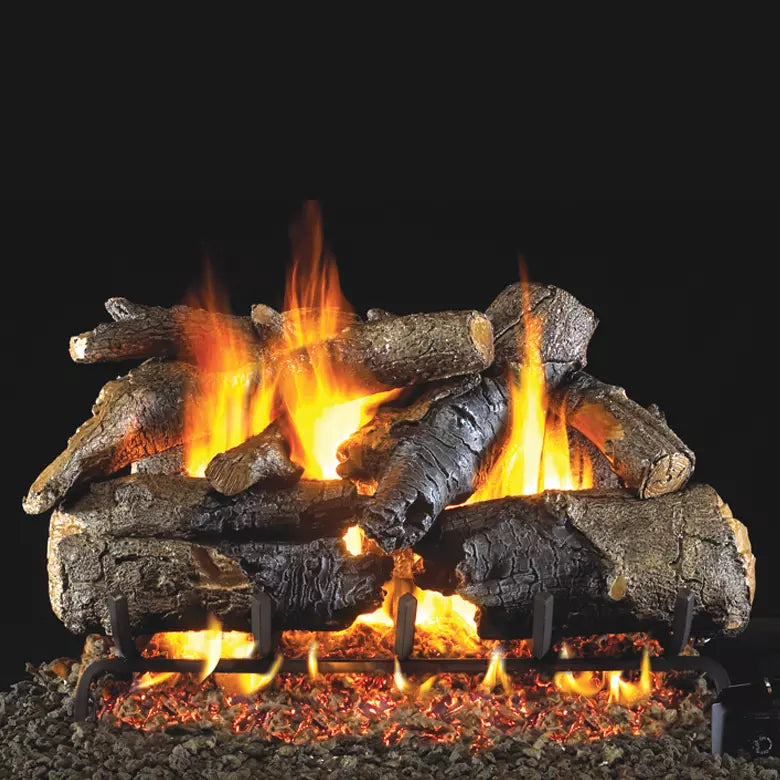 Peterson Real Fyre Charred American Oak Vented Gas Log Set