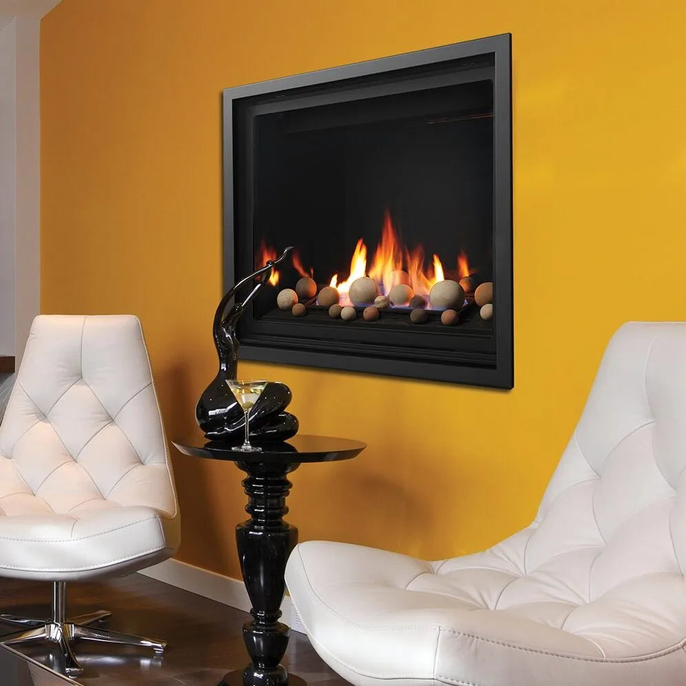 Kingsman ZCV34 Zero Clearance Clean View Direct Vent Gas Fireplace - 34"