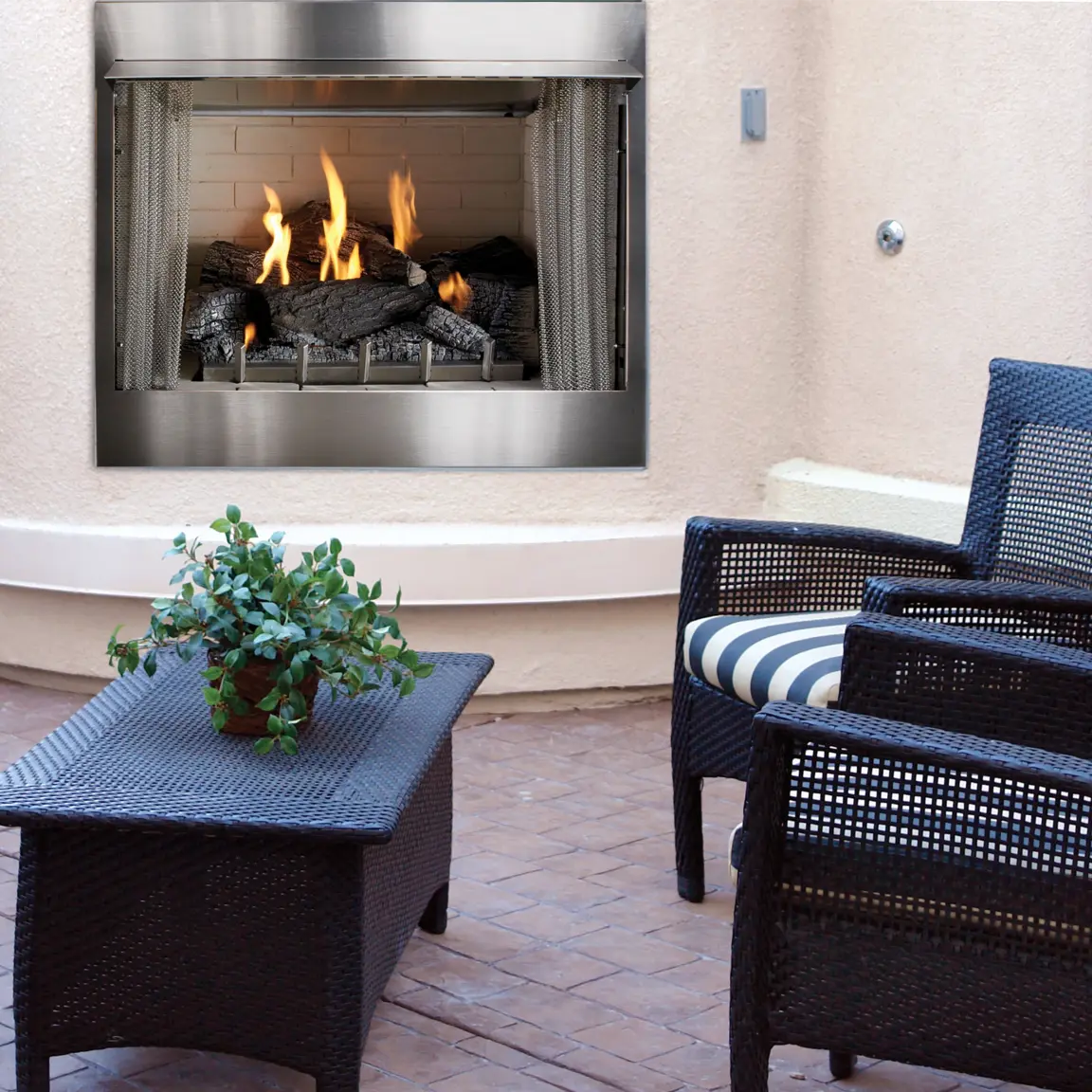 Empire Carol Rose Outdoor 42" Vent-Free Fireplace