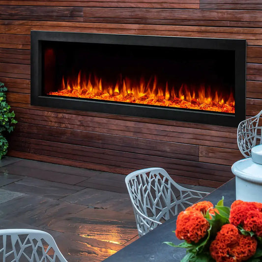 SimpliFire Forum Outdoor Electric Fireplace