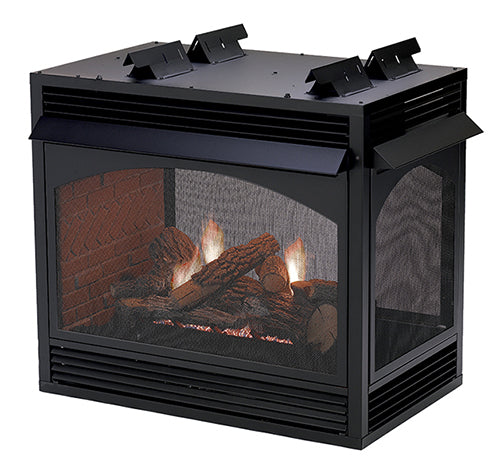 Empire Vail Peninsula & See-Thru Vent-Free Fireplace