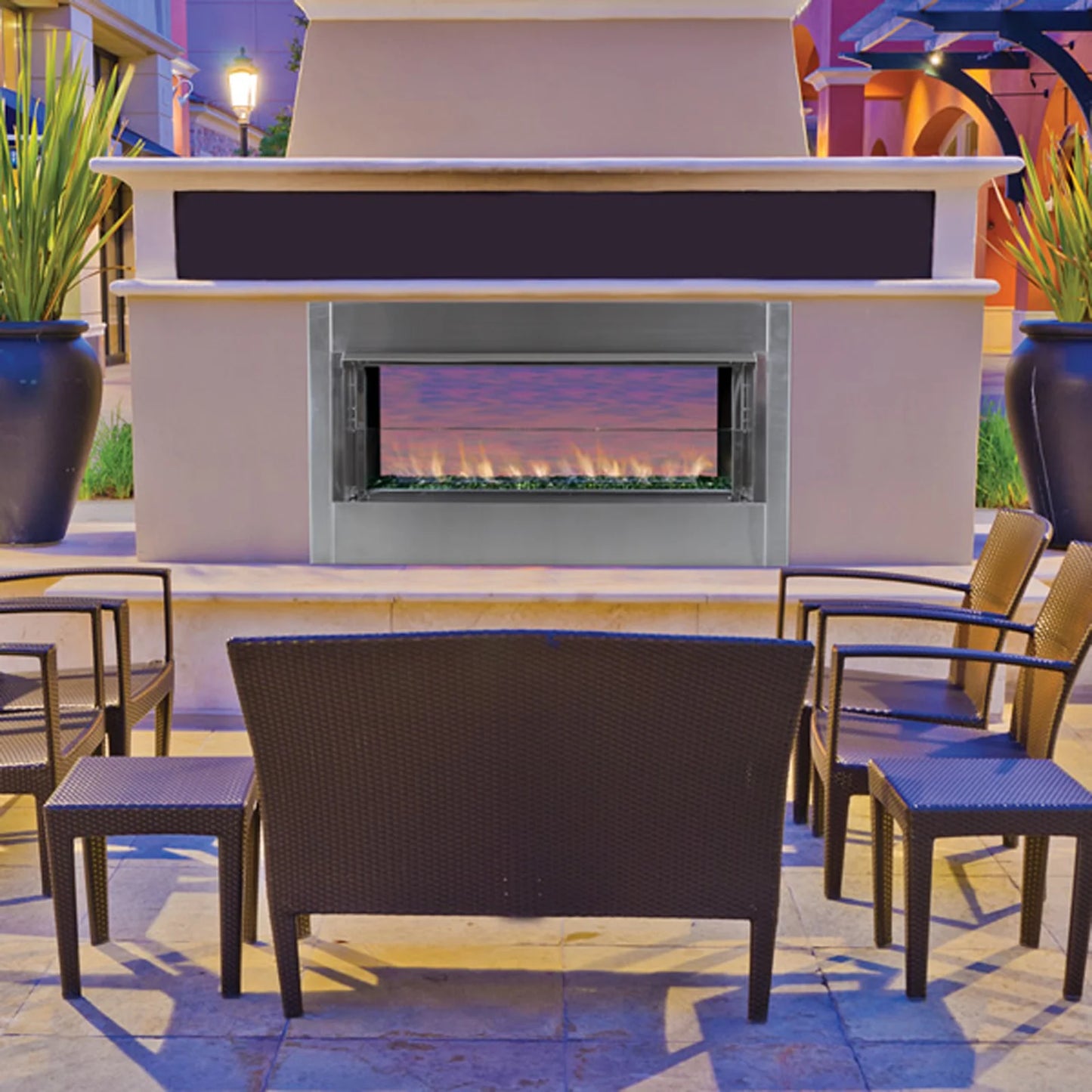 Superior VRE4543 Linear Outdoor Ventless Gas Fireplace - 43"