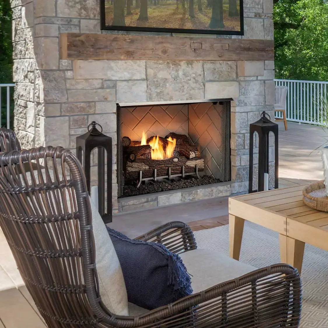 Majestic Vesper Outdoor Ventless Gas Fireplace 36