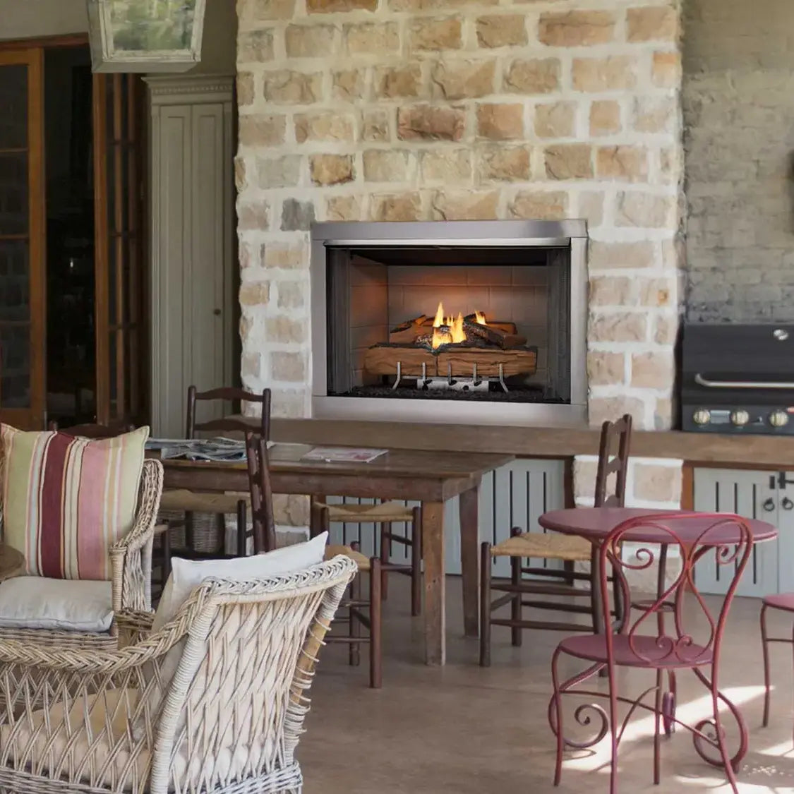 Majestic Vesper Outdoor Ventless Gas Fireplace - 42"