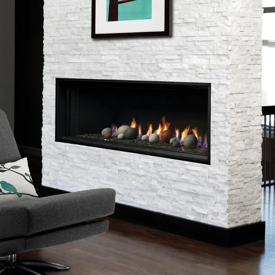 Kingsman ZCVRB60 Zero Clearance Linear Direct Vent Gas Fireplace - 60"