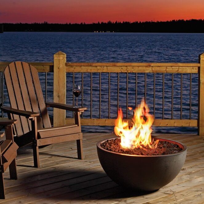 Kingsman FPB30 Fire Bowl - 30"W x 14"H