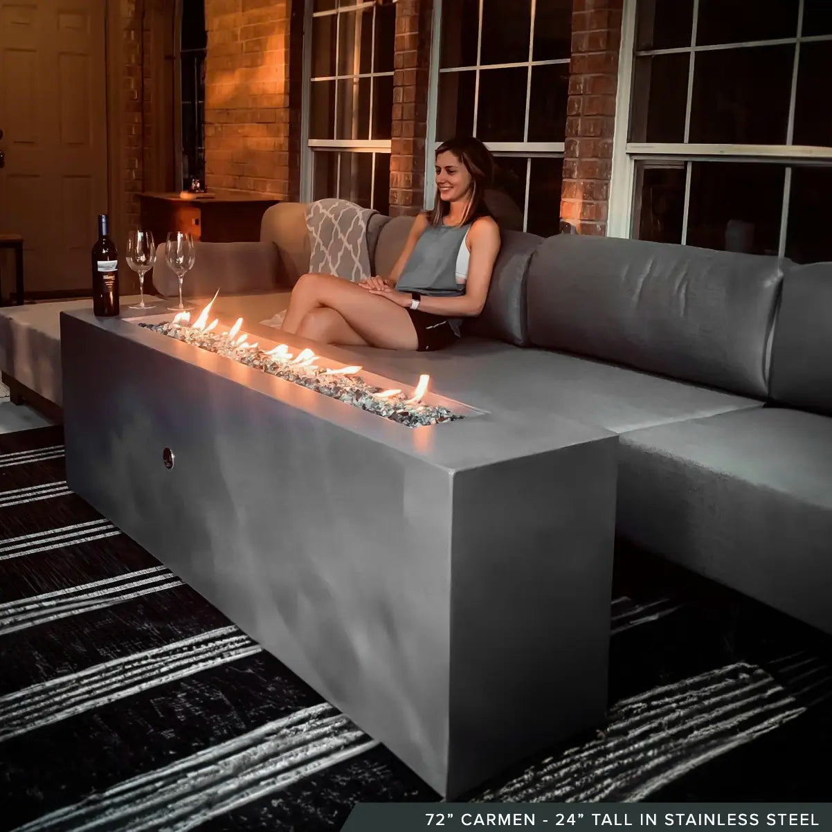 Outdoor Plus Carmen Fire Pit - 72"