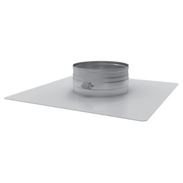 Duravent DuraFlex 6" DuraFlex Stainless Steel Top Plate and Storm Collar