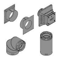 Empire DV Fireplace Vent Kit for Top Vent, Thru-The-Wall, 4" to 6" Wall Thickness - DVVK5TP