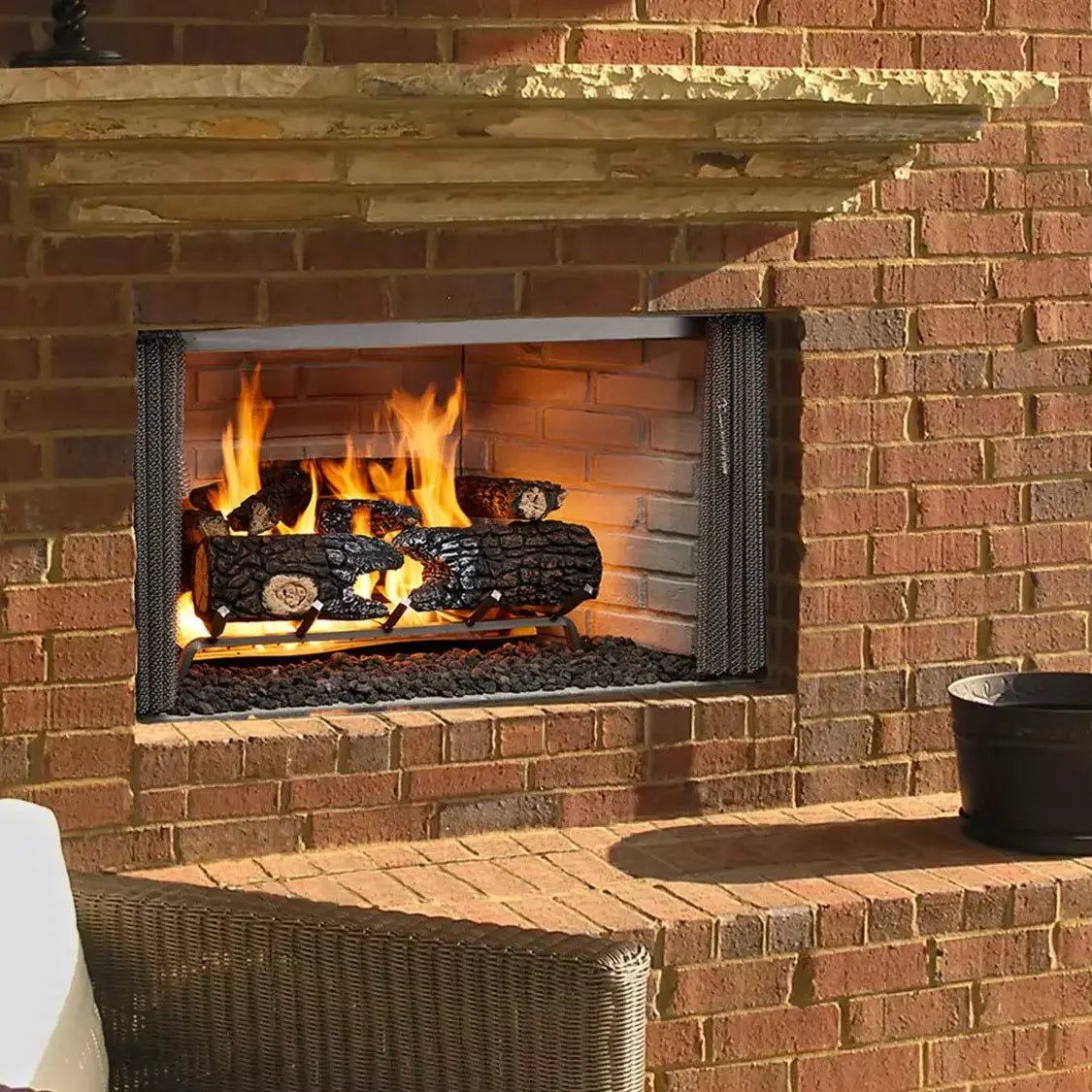 Majestic Villawood 42" Outdoor Wood Fireplace