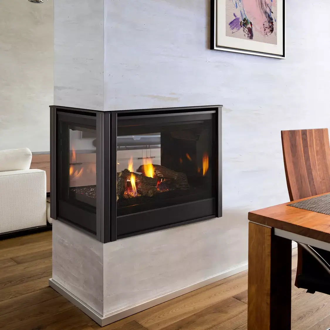 Majestic Pier 36" Direct Vent Multi-Sided Gas Fireplace