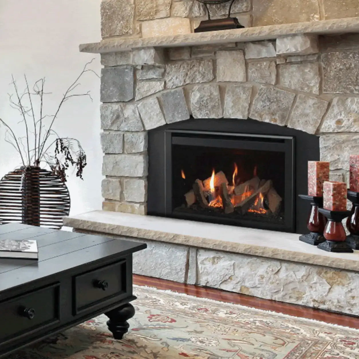 Majestic Ruby Small Direct Vent Gas Fireplace Insert - 25"