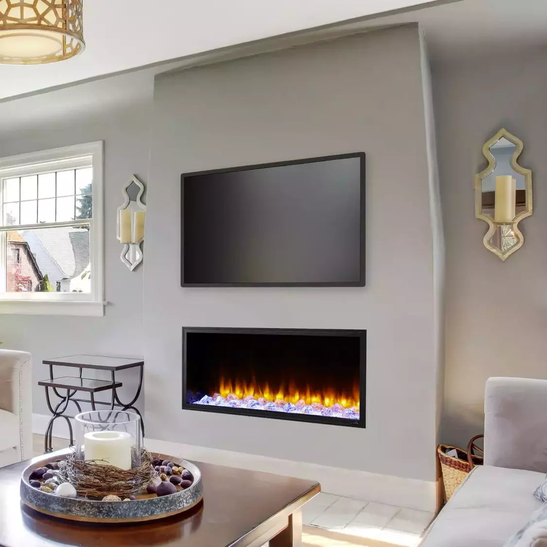 SimpliFire Scion Clean Face Linear Electric Fireplace - 43"
