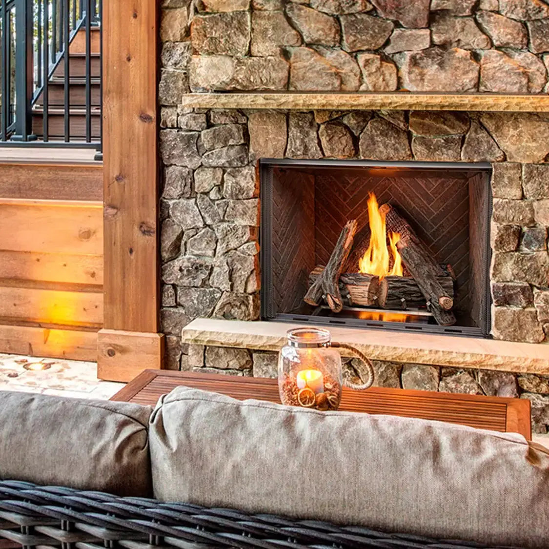 Majestic Courtyard 42" Outdoor Gas Fireplace