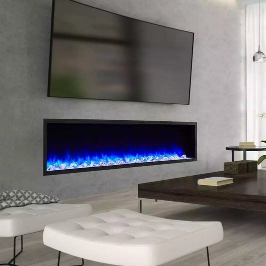 SimpliFire Scion Clean Face Linear Electric Fireplace - 78"
