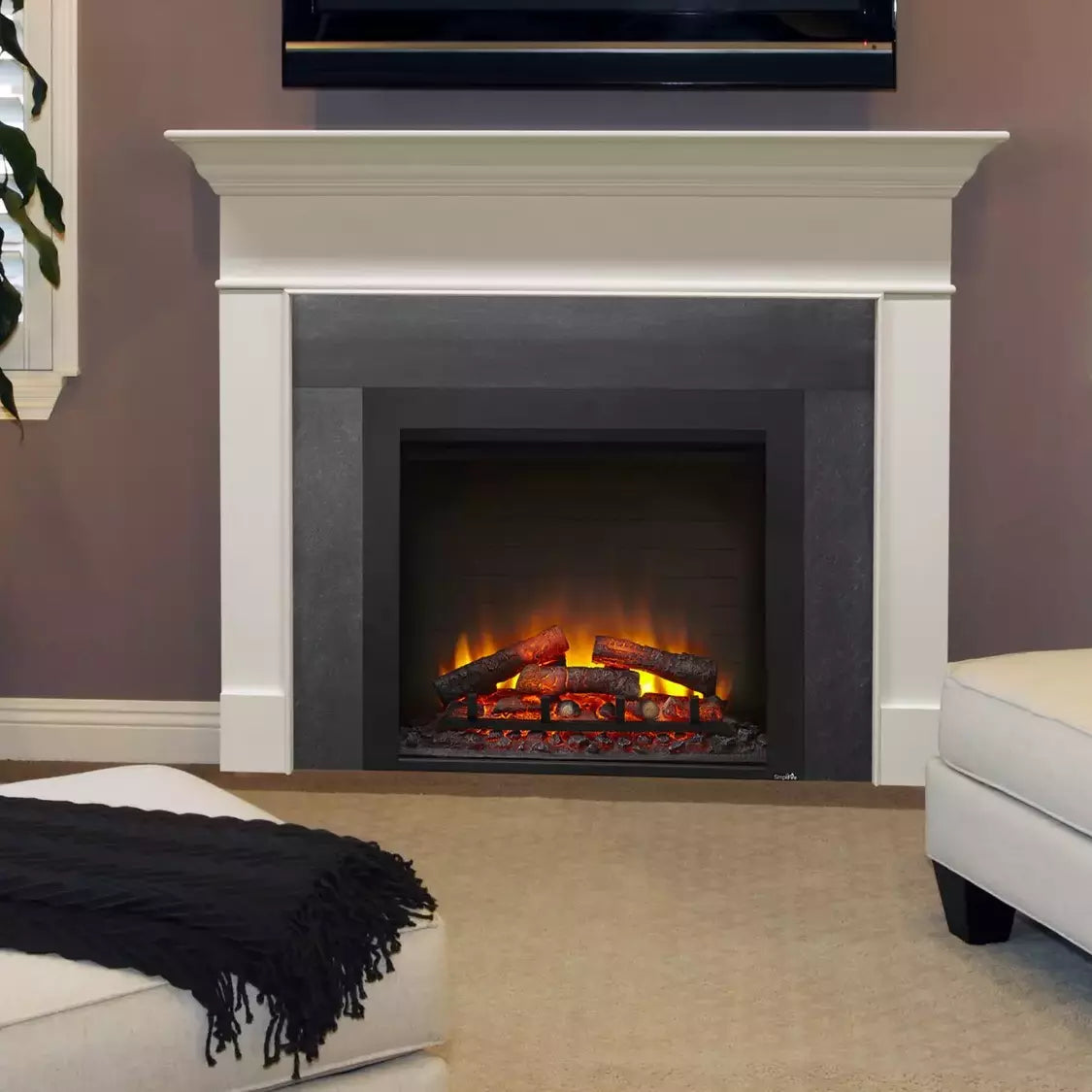 SimpliFire Built-In Electric Fireplace - 30"