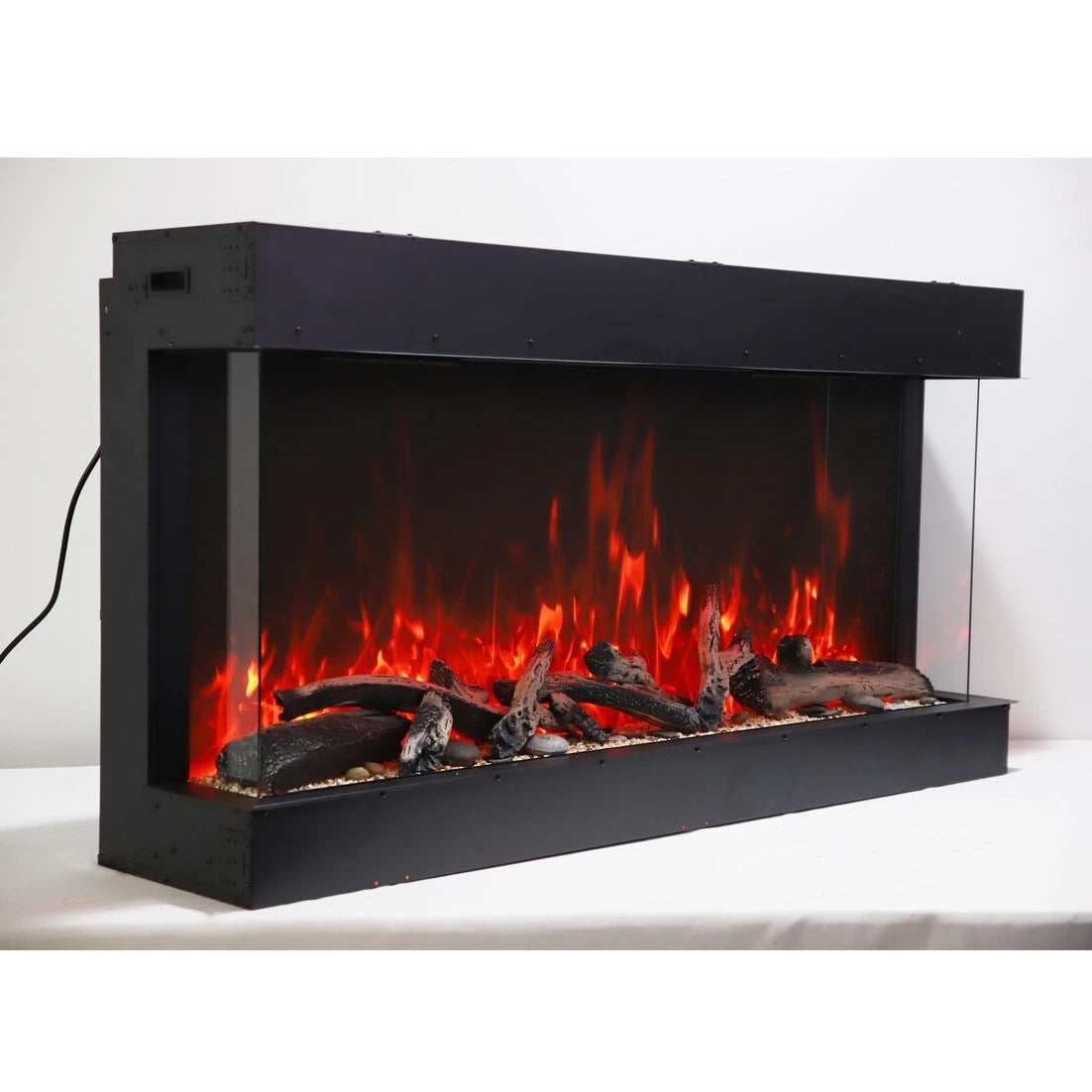 Amantii Tru View XL XT Smart Electric Fireplace - 50" Indoor/Outdoor 3-Sided