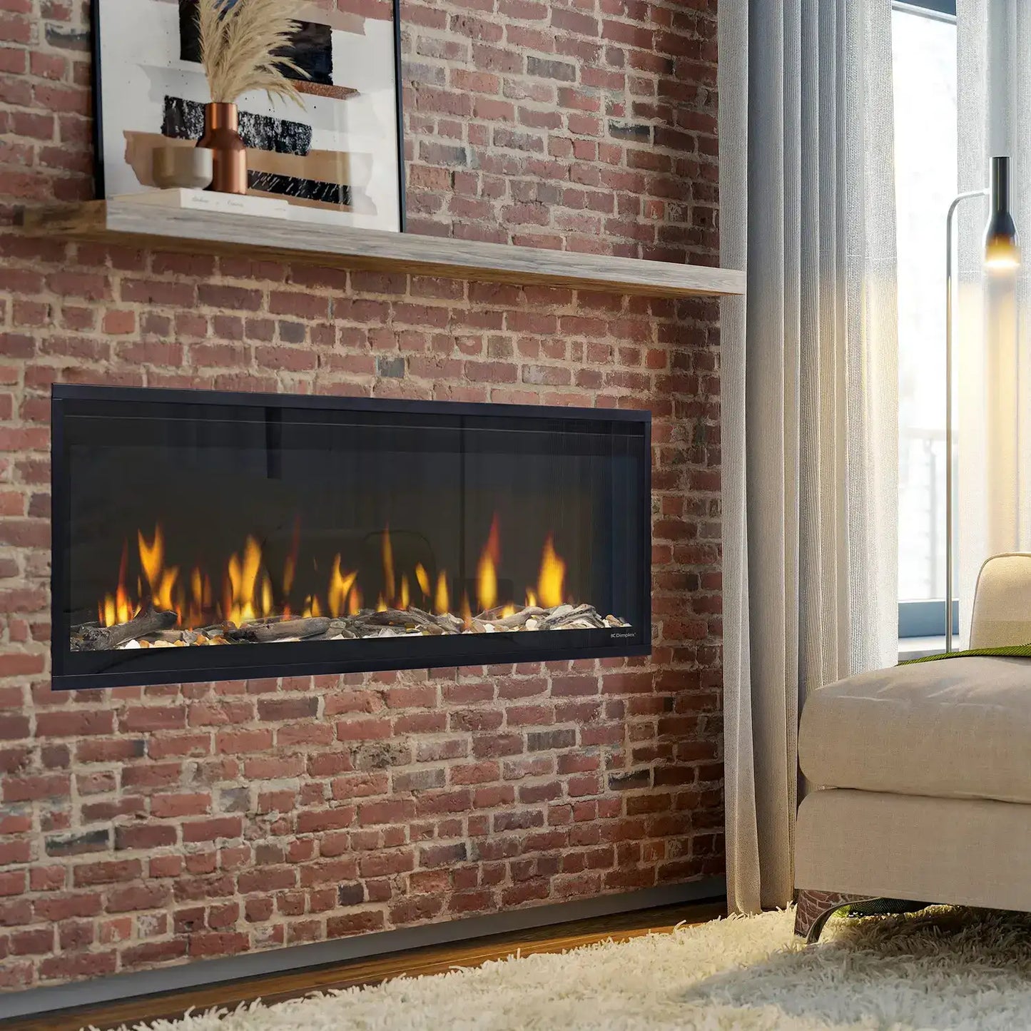 Dimplex Evolve 50" Built-in Linear Electric Fireplace - EVO50