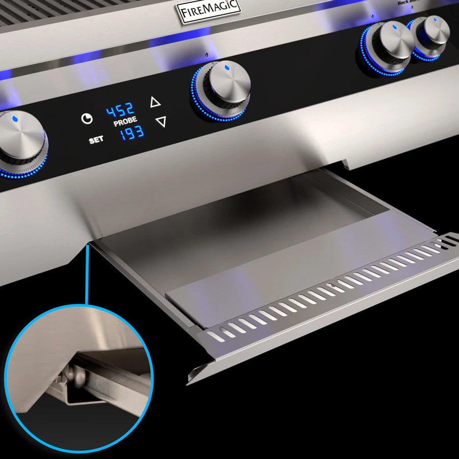 Fire Magic E660i Echelon Built-In Gas Grill - Digital Thermometer with Touch Screen, 30"x22" Cooking Area (660 sq. in.)