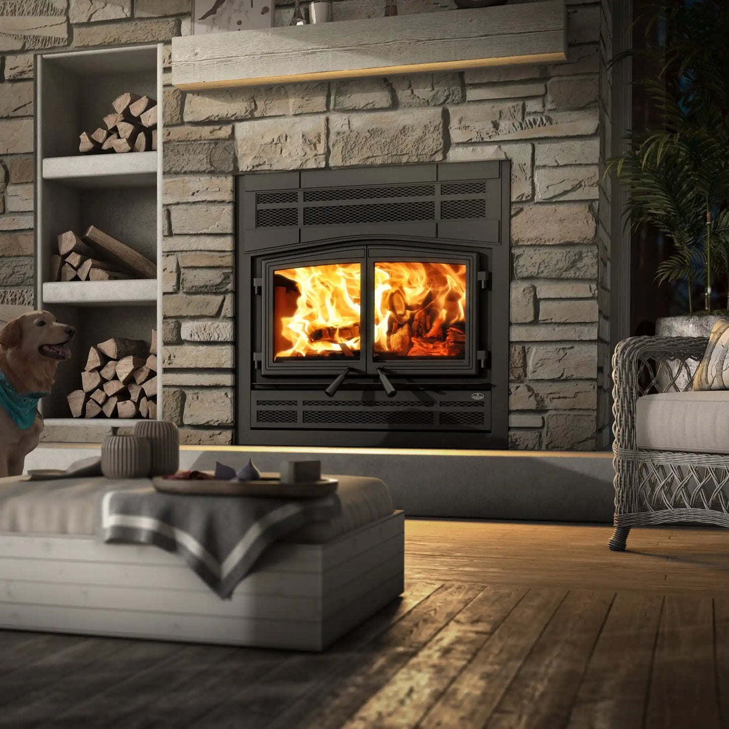 Osburn Stratford II Wood Fireplace