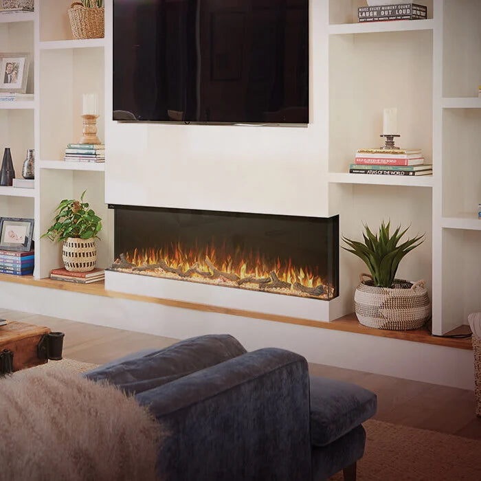 Napoleon Trivista Primis Three-Sided 60" Built-In Electric Fireplace