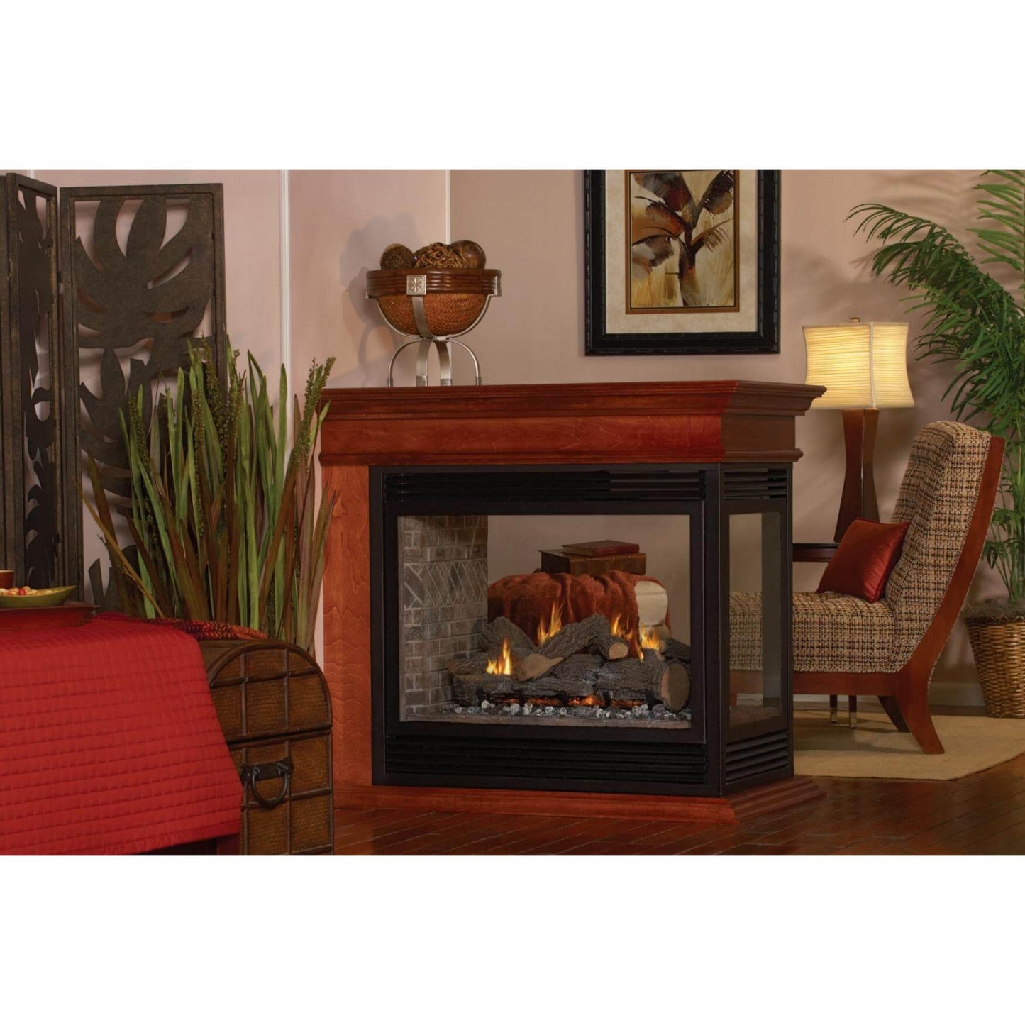 Empire 36" Multi-Sided Tahoe Peninsula Direct-Vent Fireplace