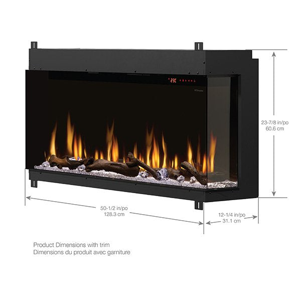 Dimplex IgniteXL Bold 50" Built-in Linear Multi-Sided Electric Fireplace