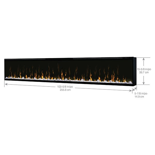 Dimplex IgniteXL 100" Built-in Linear Electric Fireplace