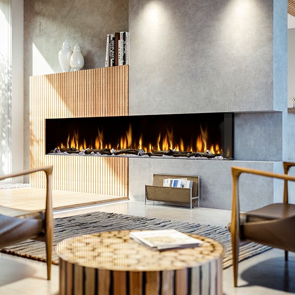 Dimplex IgniteXL Bold 100" Built-in Linear Multi-Sided Electric Fireplace