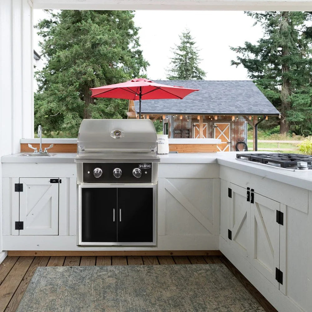 Wildfire Ranch Pro 30" Built-In Gas Grill in 304 Stainless Steel