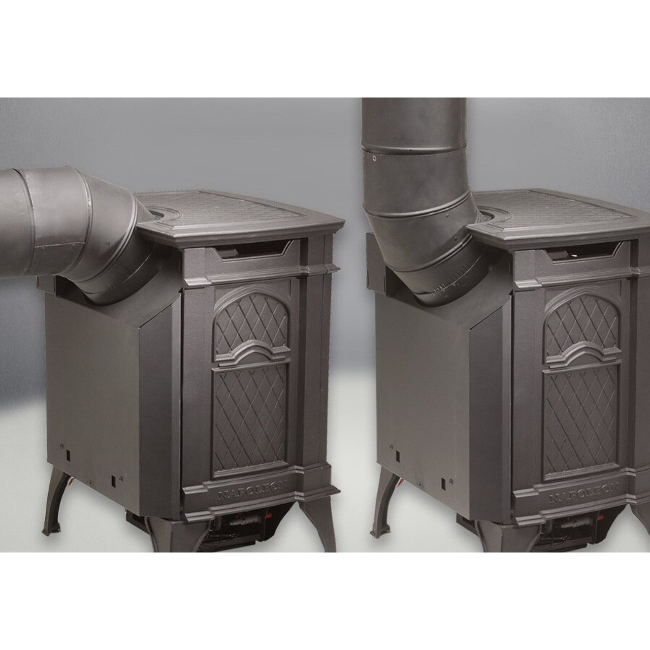 Napoleon Arlington Series Porcelain Majolica Brown Millivolt Ignition Direct Vent Gas Stove