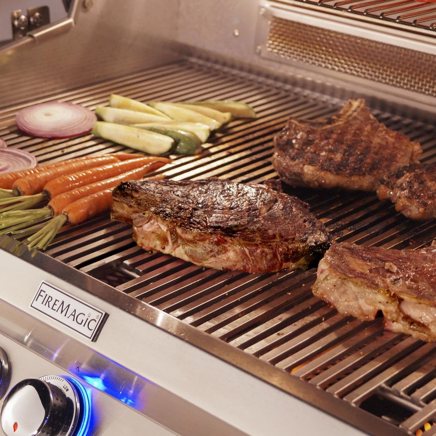 Fire Magic A540i Aurora Built-in Gas Grill with Analog Thermometer, 30" x 18" Cooking Area (540 sq. in.)