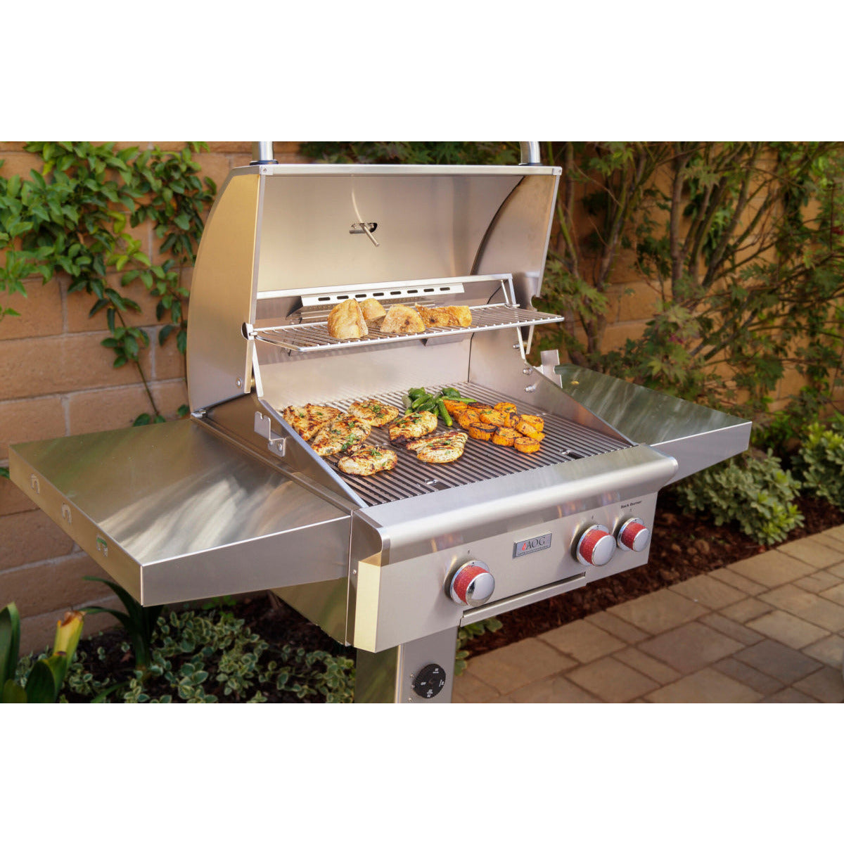 American Outdoor Grill 24" In-Ground/Patio T-Series Post Mount Gas Grill